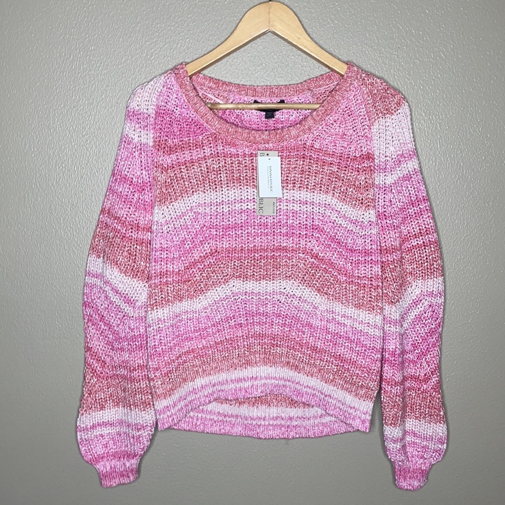 Banana Republic Spacedye Cropped Sweater - Picture 3 of 5